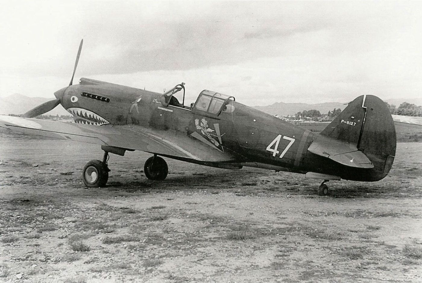 Curtiss Hawk 81A, no.P-8127, "White 47", AVG, 1942