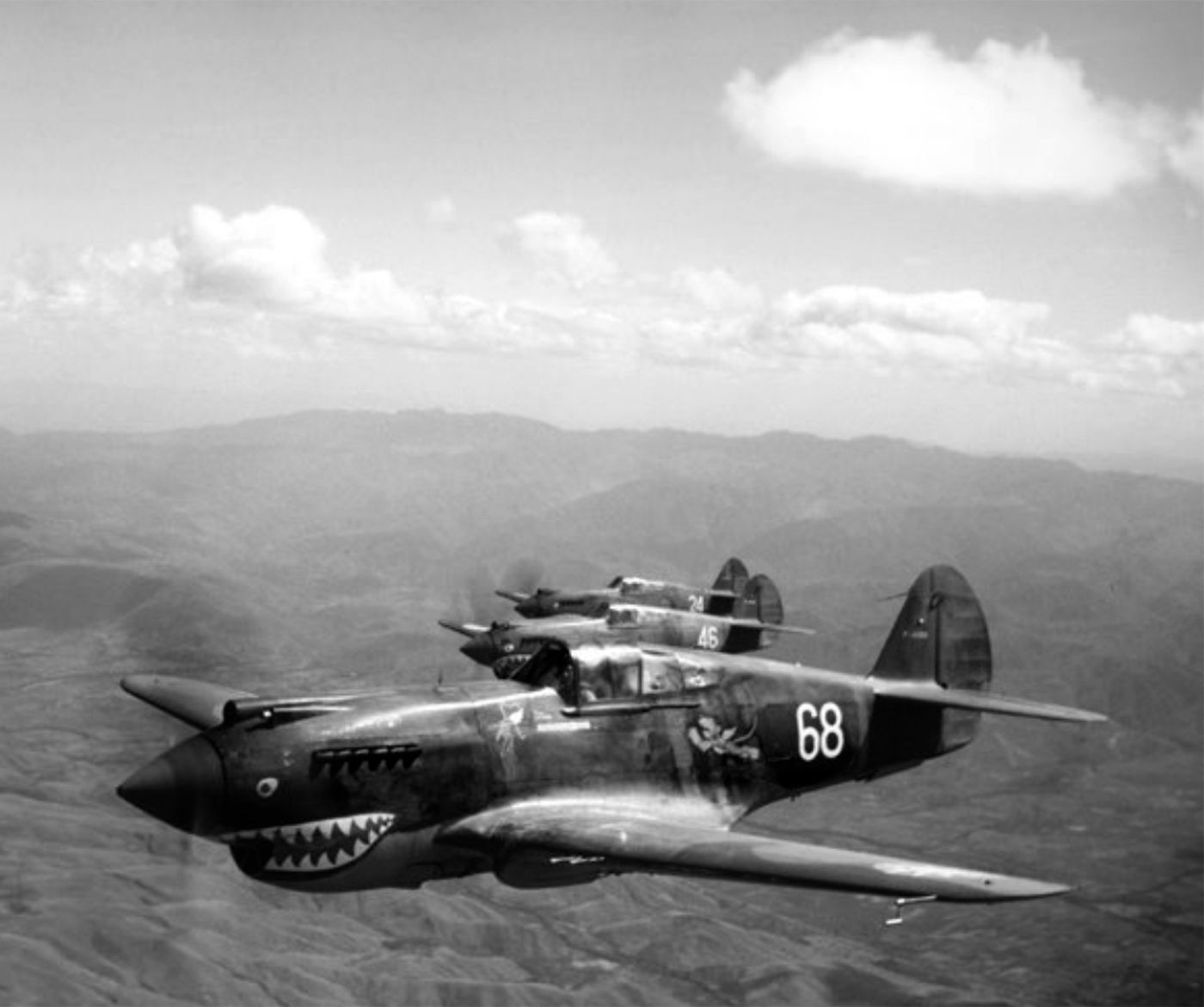 Curtiss Hawk 81A, "White 68", AVG, 1942