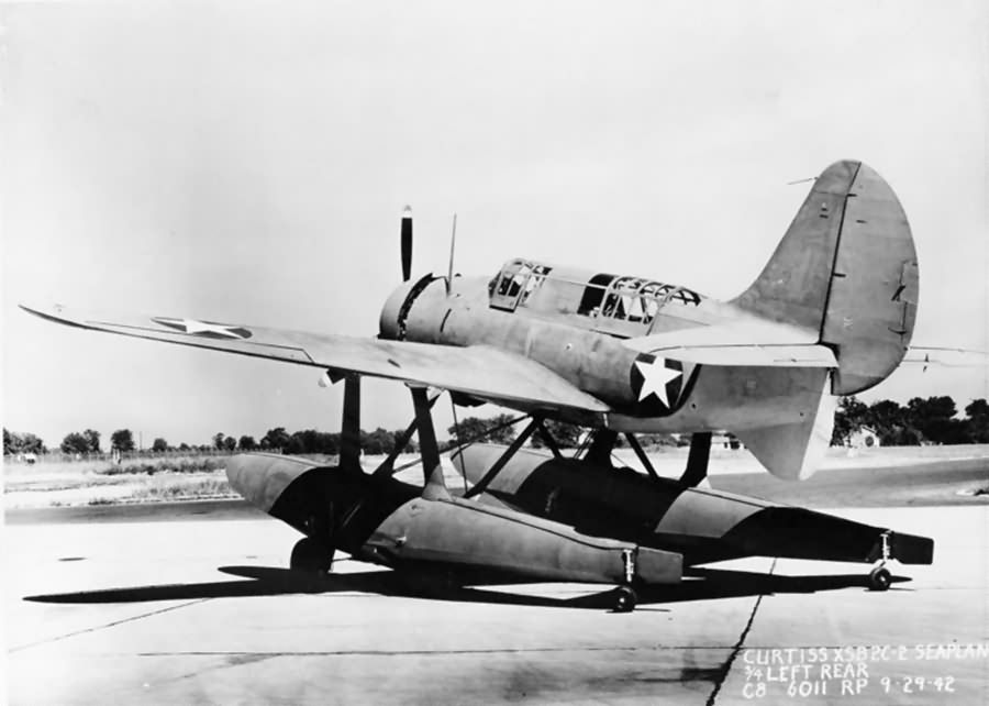 Curtiss Helldiver XSB2-C2 Seaplane 1942 (3)