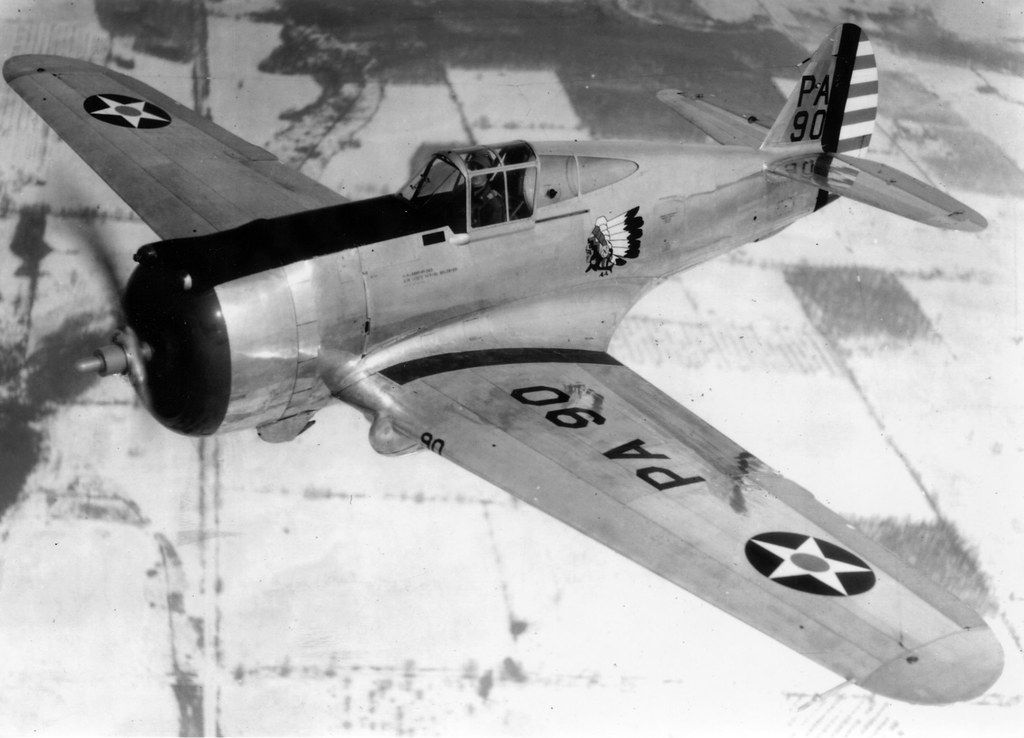 Curtiss P-36A s/n. 38-38, PA90 of the 1st PG