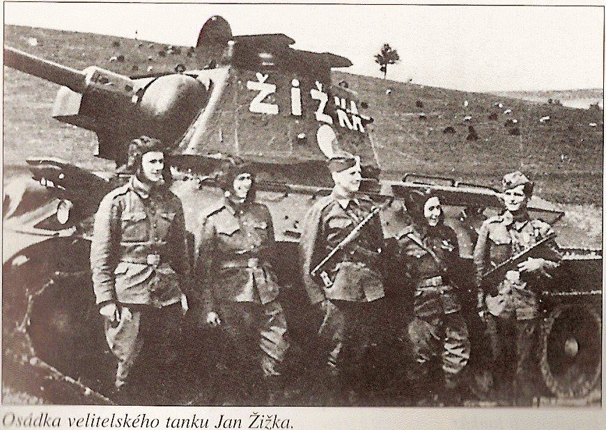 Czechoslovak Brigade's Commander Tank T-34 "Jan Zizka" (1)