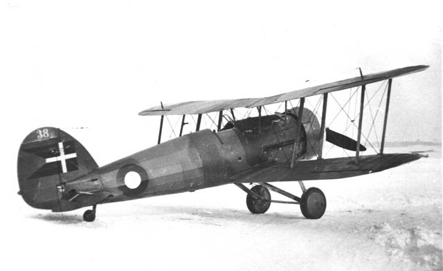 Danish Gloster Gauntlet, 1939