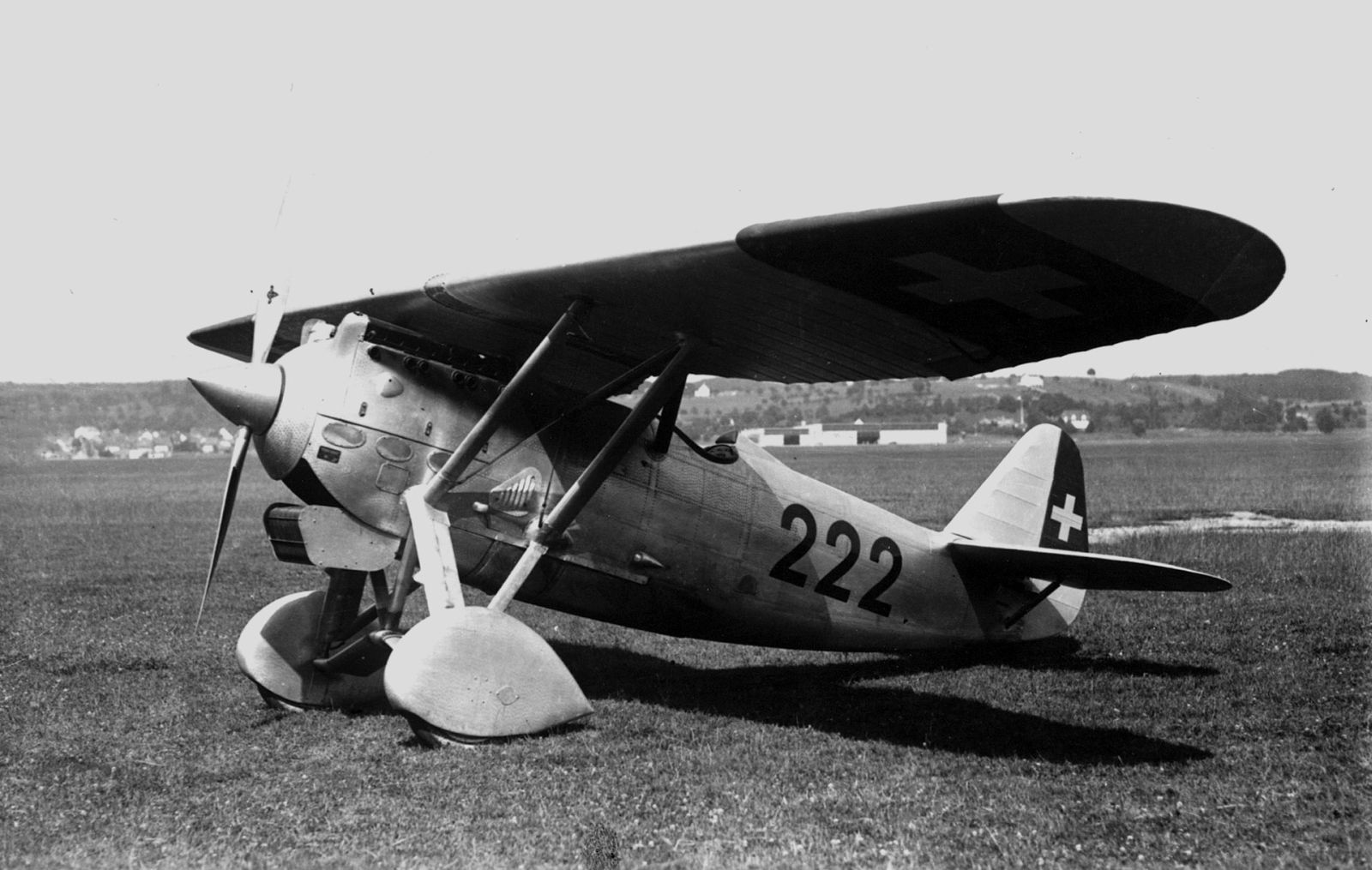 Dewoitine D.27 lll no.222, the Swiss AF