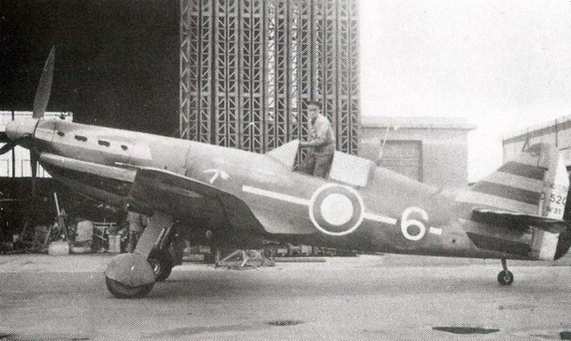 Dewoitine D.520 no.31, "White 6", GC I/2, 1941