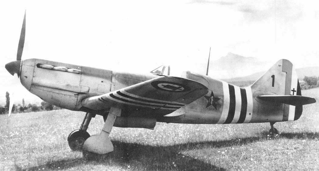 Dewoitine D.520 of the Free French unit, 1944
