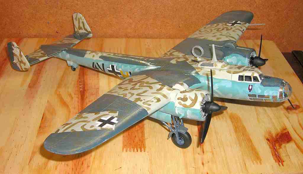 Dornier Do-17 "Flying Pencil" Front/Top/Starboard