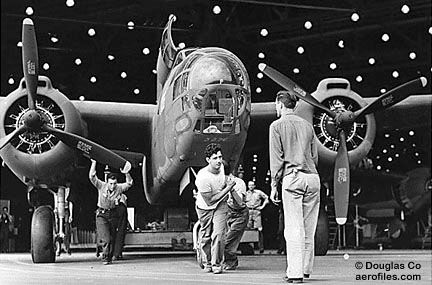 Douglas A-20 rollout