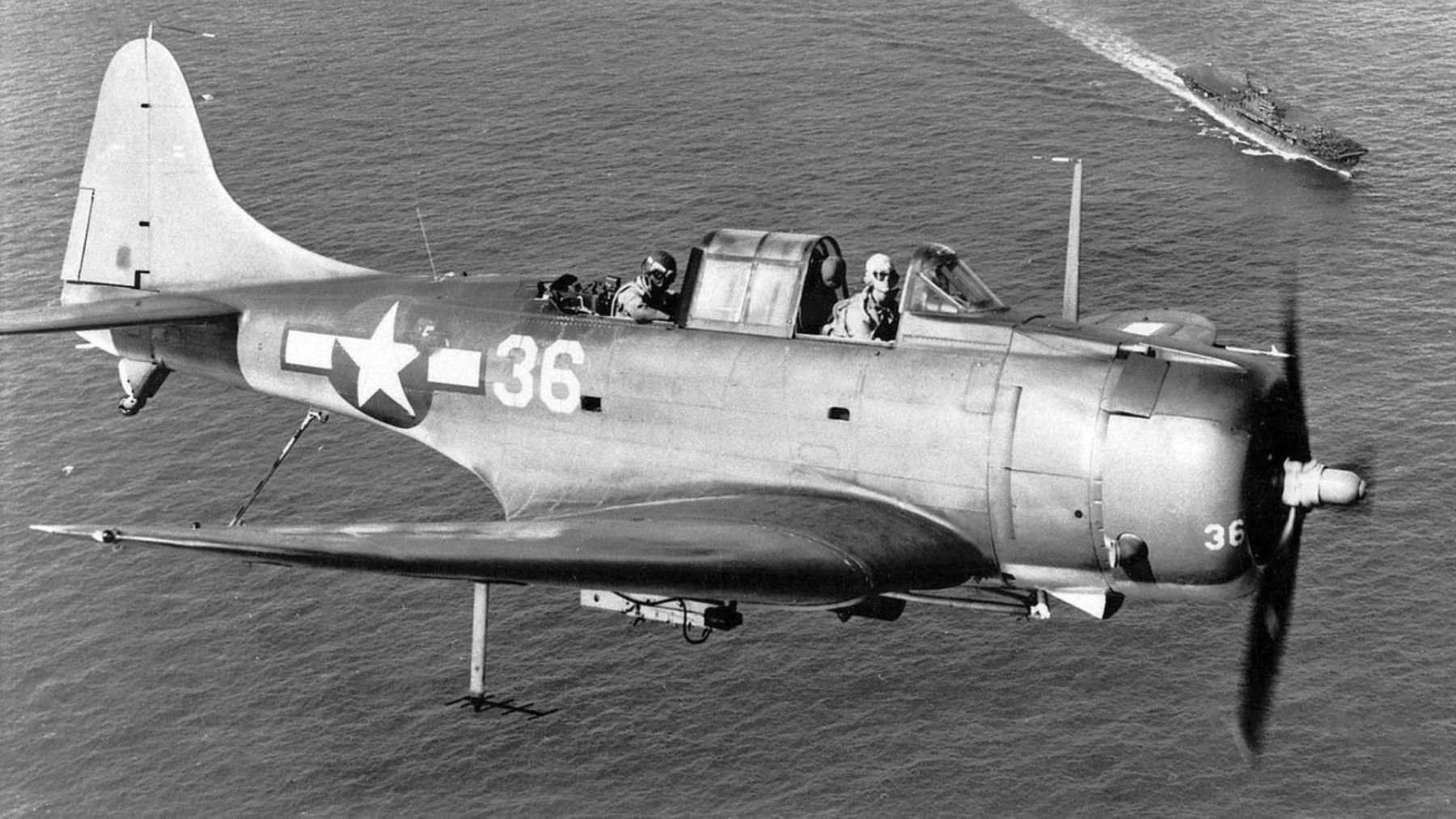 Douglas SBD-5 Dauntless  "White 36" of the VB-10, USS Enterprise (CV-6), 1944