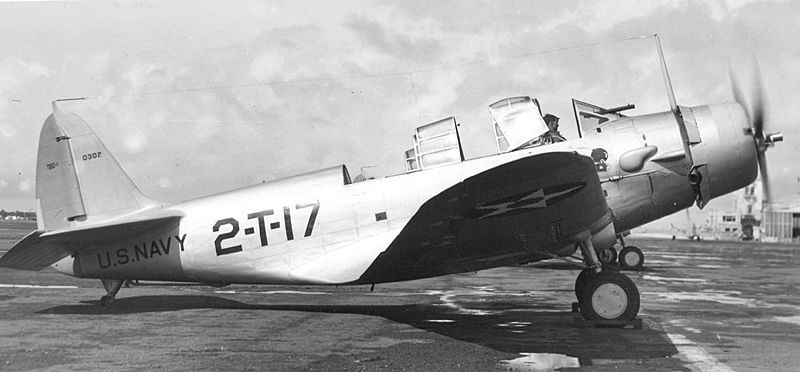 Douglas TBD-1 Devastator of the VT-2, 1938