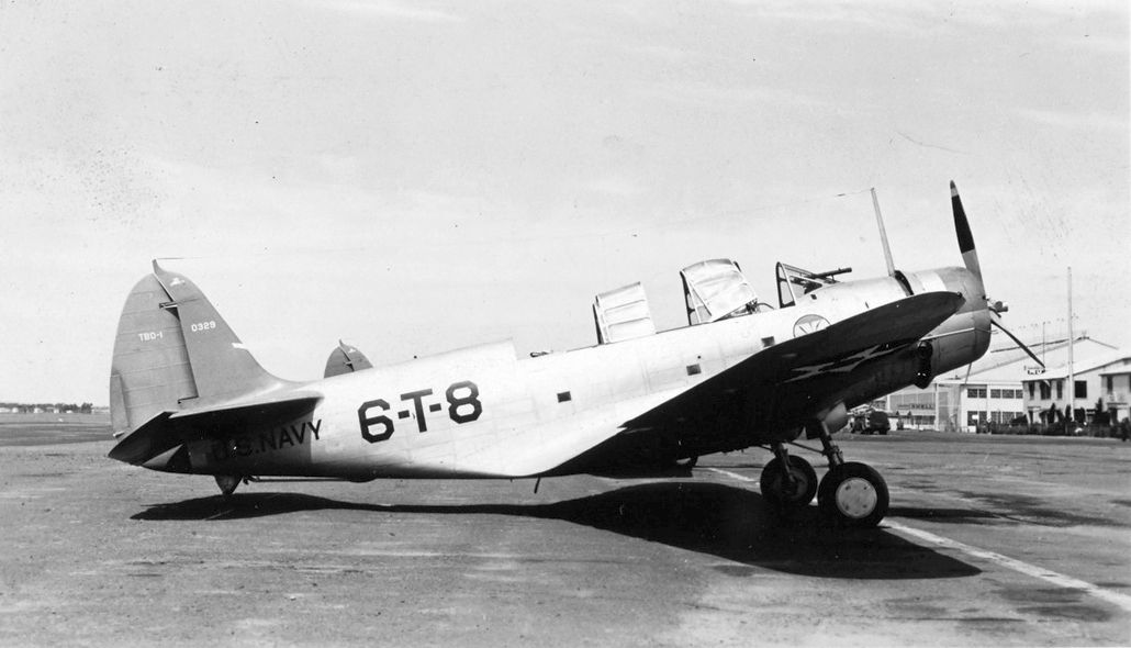 Douglas TBD-1 Devastator of the VT-6 squadron