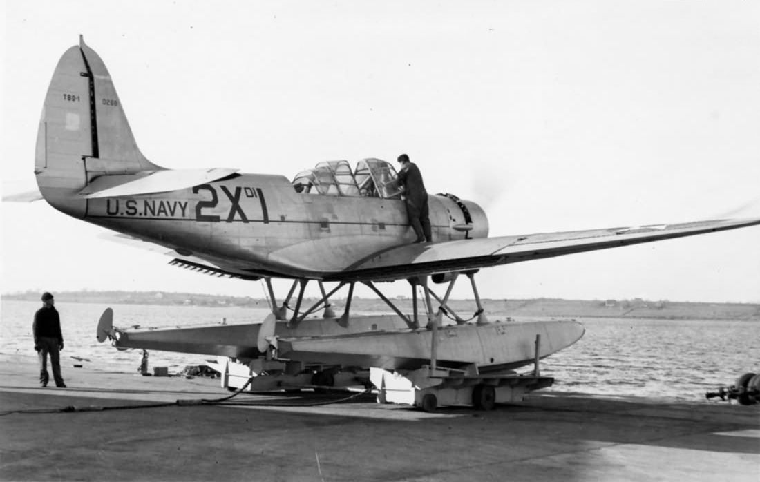 Douglas TBD-1A Devastator BuNo. 0268, an experimental floatplane in 1939 (2)
