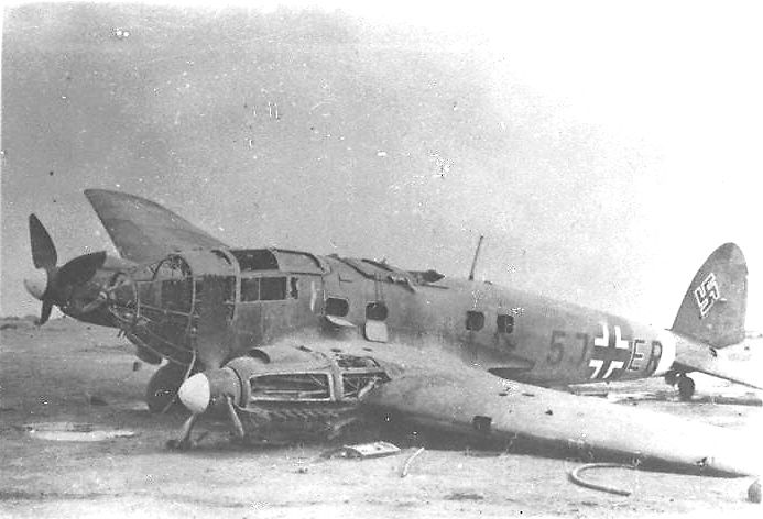Downed He-111