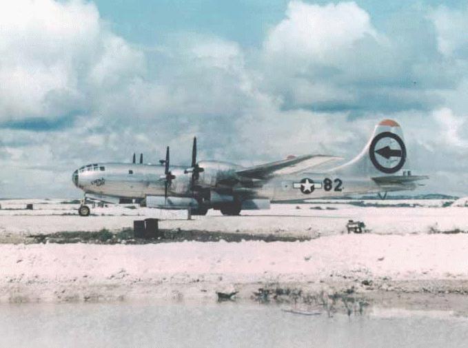 Enola Gay, B-29 on Tinian Airbase