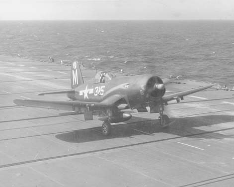 F4u Carrier landing