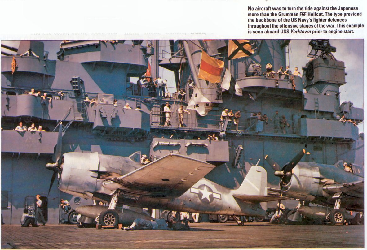 F6F Hellcats on the USS Yorktown