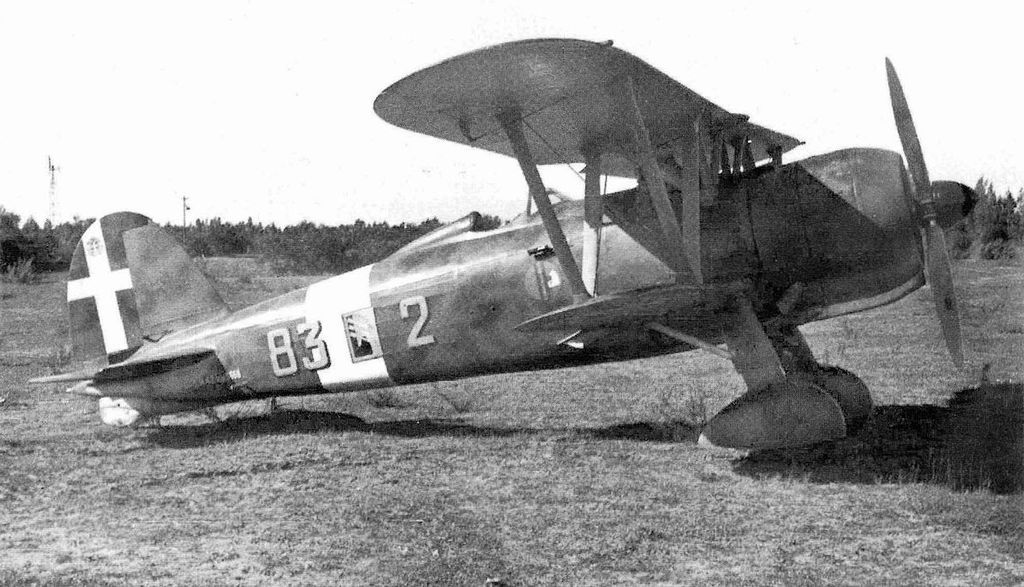 Fiat CR.42 Falco no.83-2, Regia Aeronautica in  Belgium, 1940