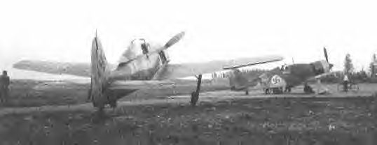 Fiat G.50 and Fw-190