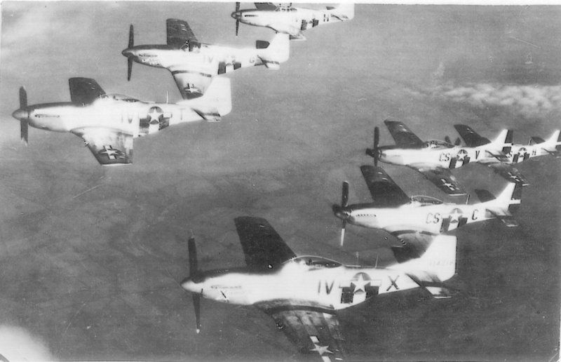 Flight of mustangs from the 359th FG