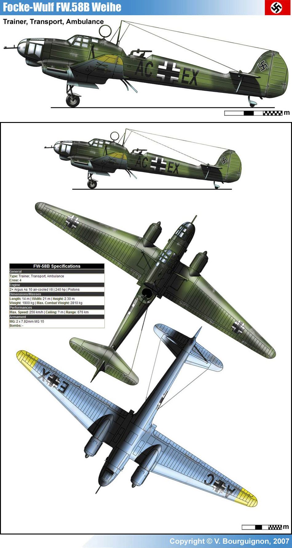 Focke-Wulf Fw 58B Weihe