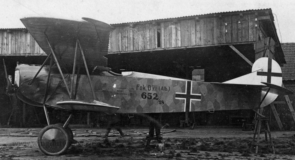 Fokker D.VII Alb no. 652/18