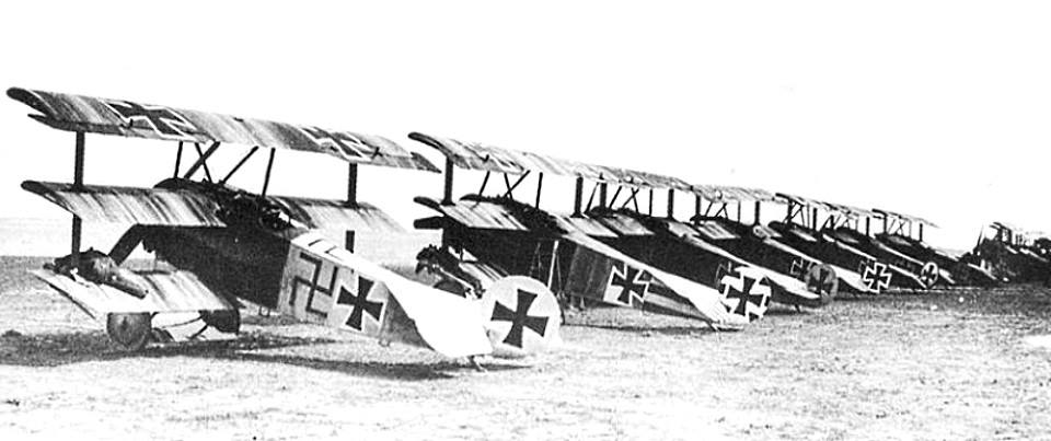Fokker Dr.I of Jasta 11,  1918