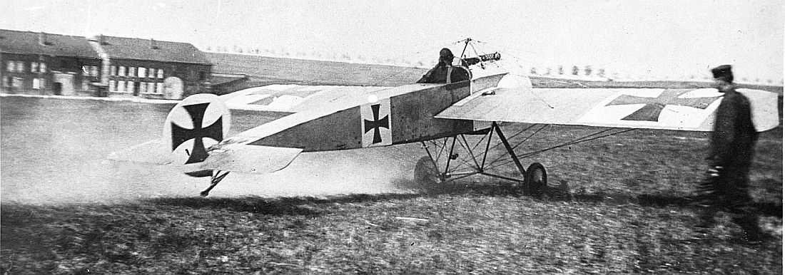 Fokker E.III taking  off