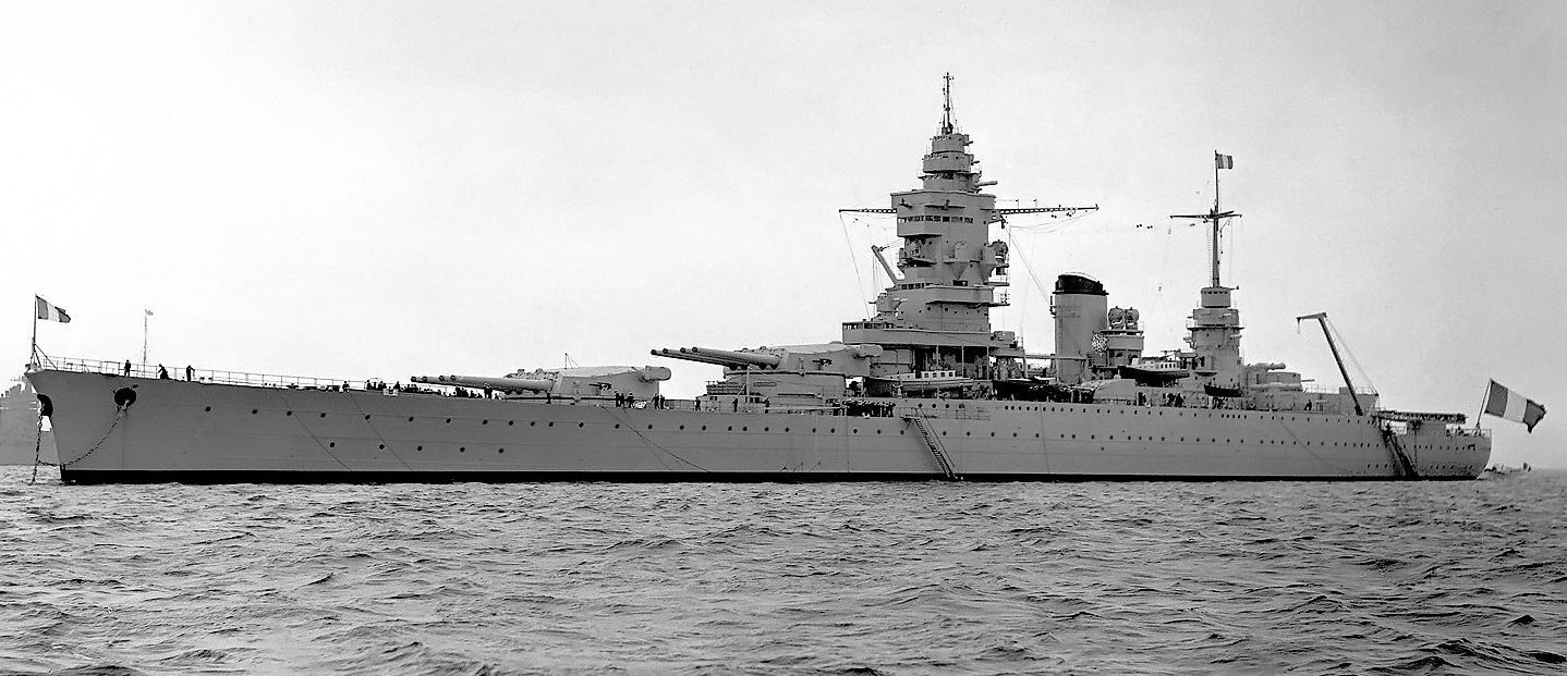 French battleship Dunkerque, 1937