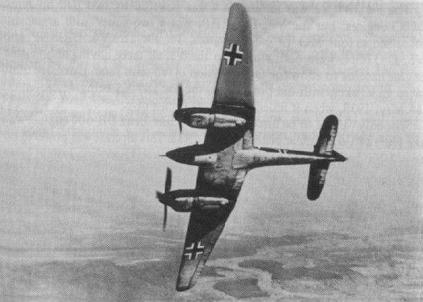 Fw 187 A-0 pictured in 1940.