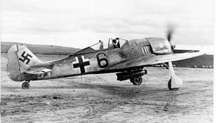 FW 190 bombed up.