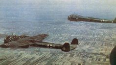 German Dornier Do-17 Z bombers flying over the Low Countries.