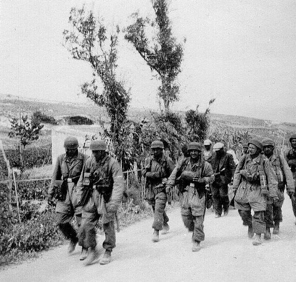 German Fallschirmjäger at Kreta. May, 1941.