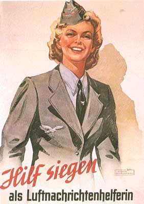 German Luftwaffe Auxillary Poster