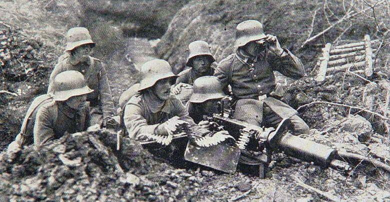 German Machine gun team