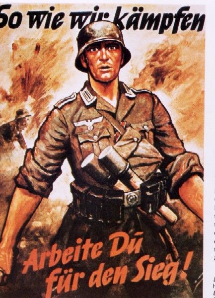 German propaganda poster