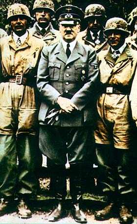German Reichskanzler Adolf Hilter , from 1933 to 1945.