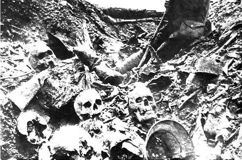 German remains at Verdun.