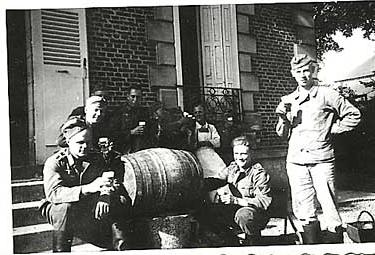 German Soldiers Drinking Beer