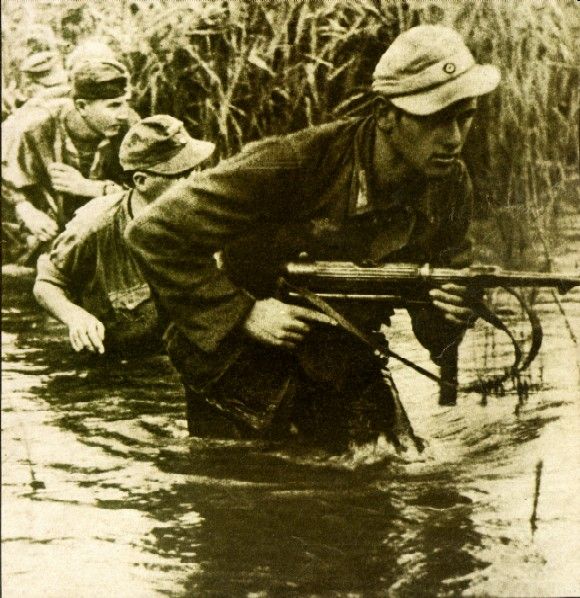 German soldiers on patrol