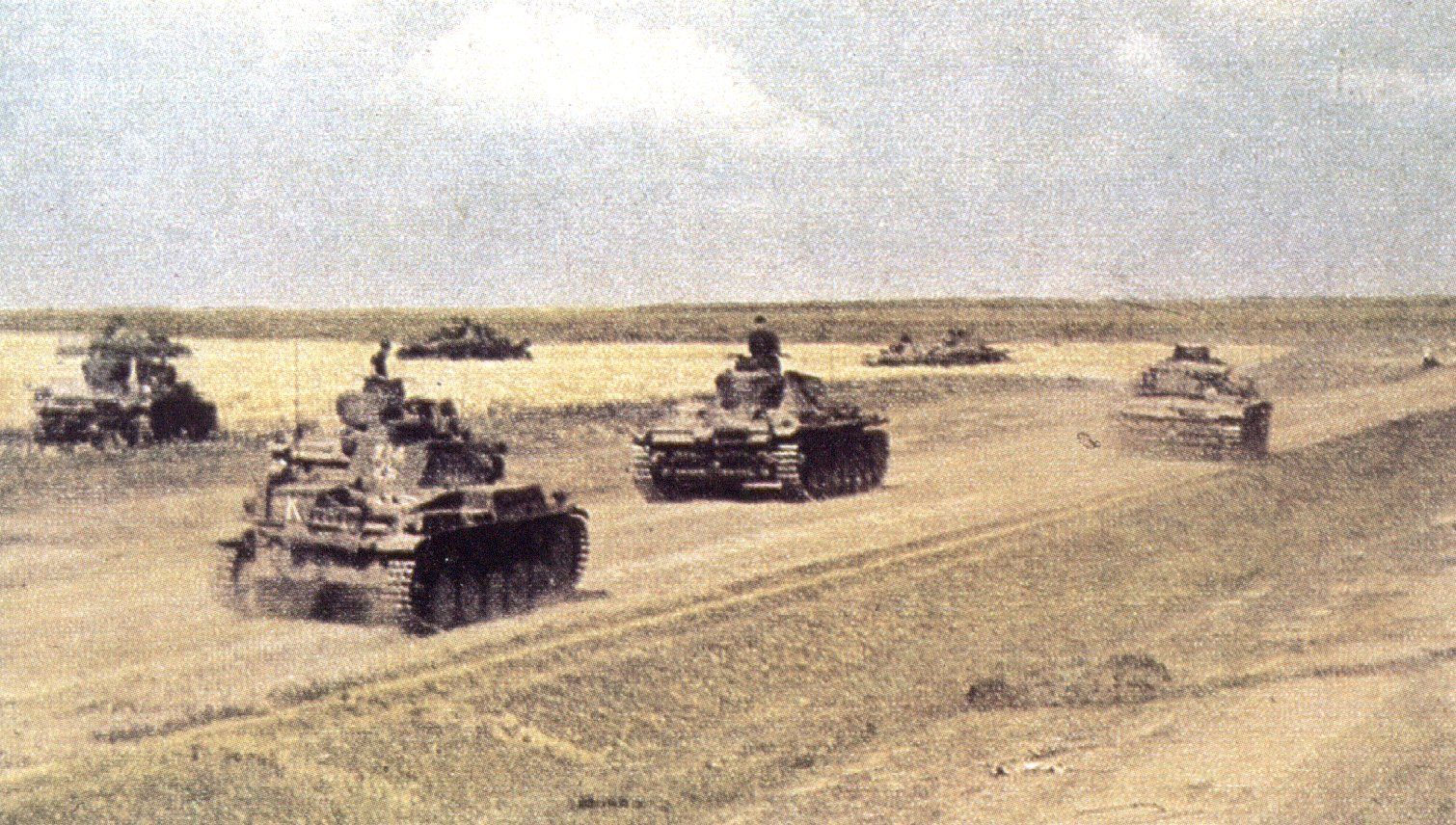 German tanks in Russia, early August 1941.