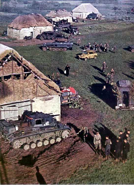 German Troops at halt - 1941