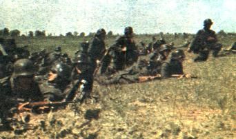 German troops, resting