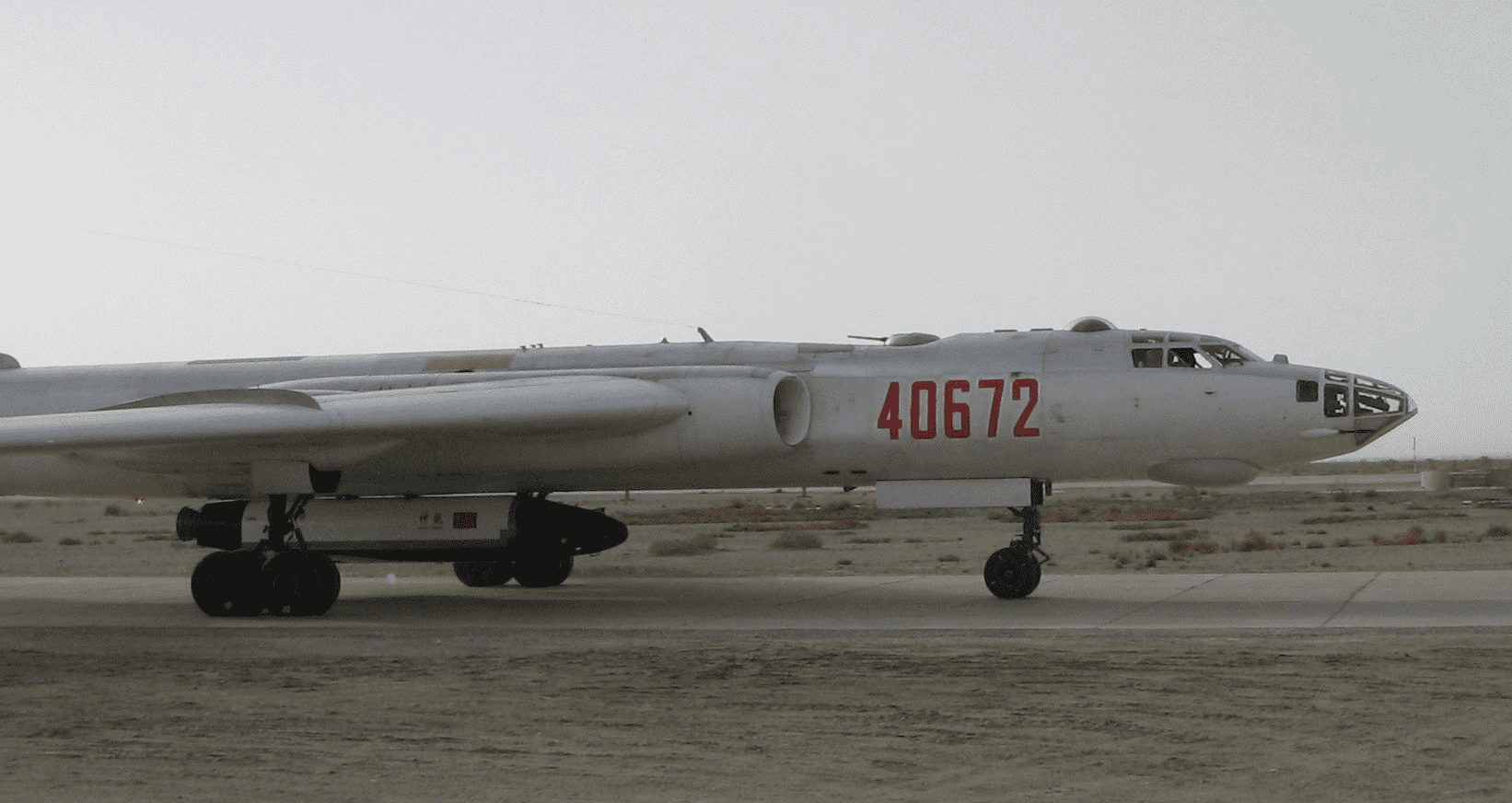H-6_Tu-16_clone_carrying_an_air_launched_missile_