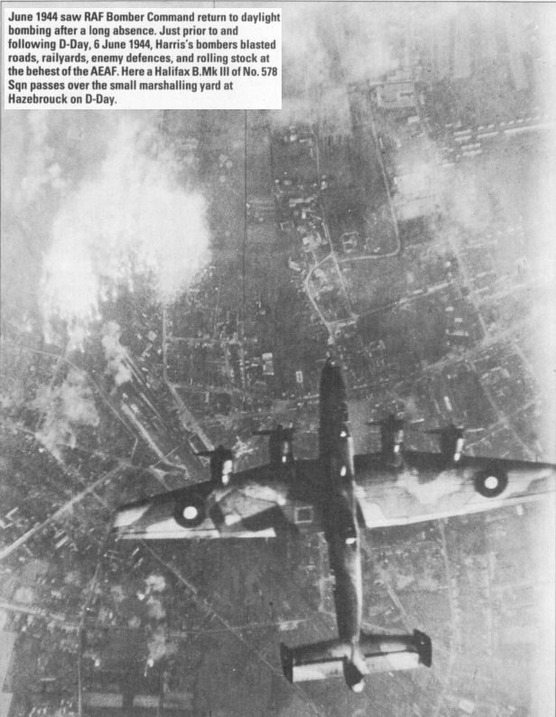 Halifax B MK III in daylight raid