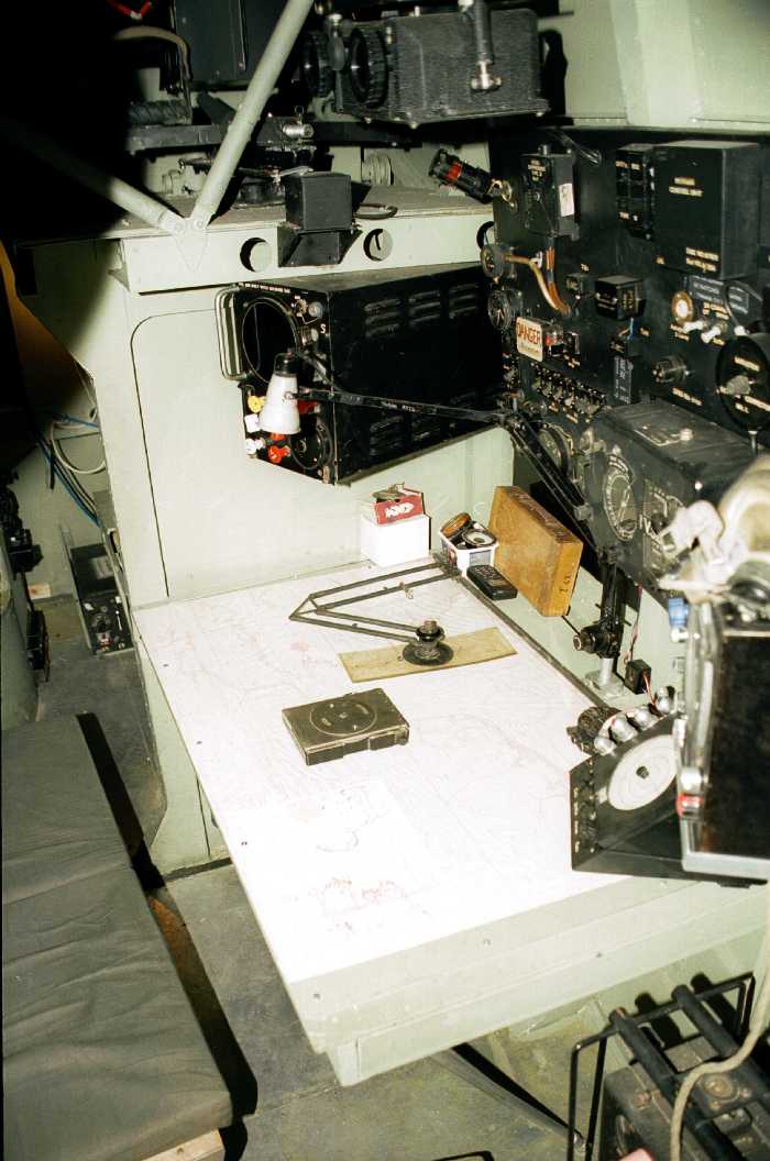 Handley Page Halifax - Navigator's table