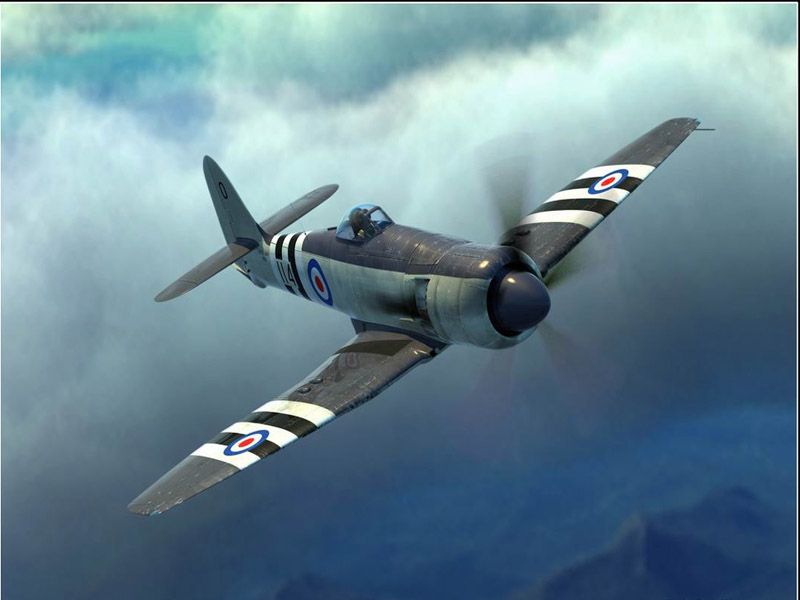 Hawker Sea Fury 800 x 600