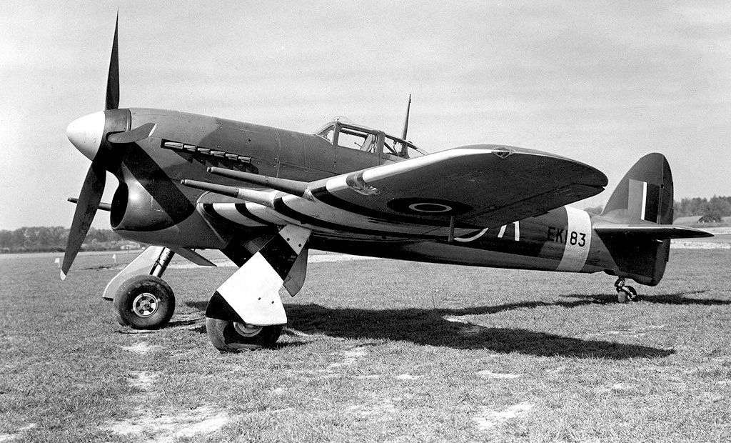 Hawker Typhoon, serial EK183