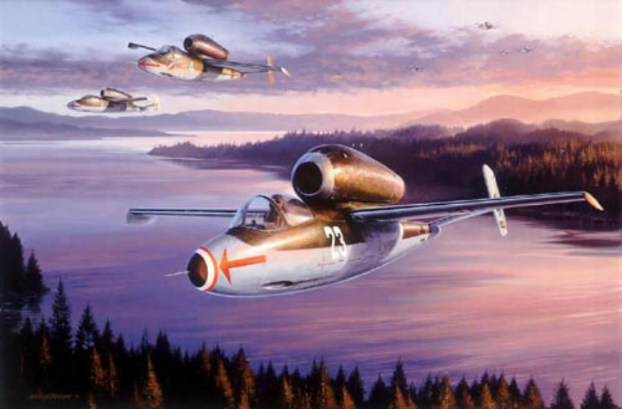 He-162, Jet Interceptors by Nicholas Trudgian, Large!!