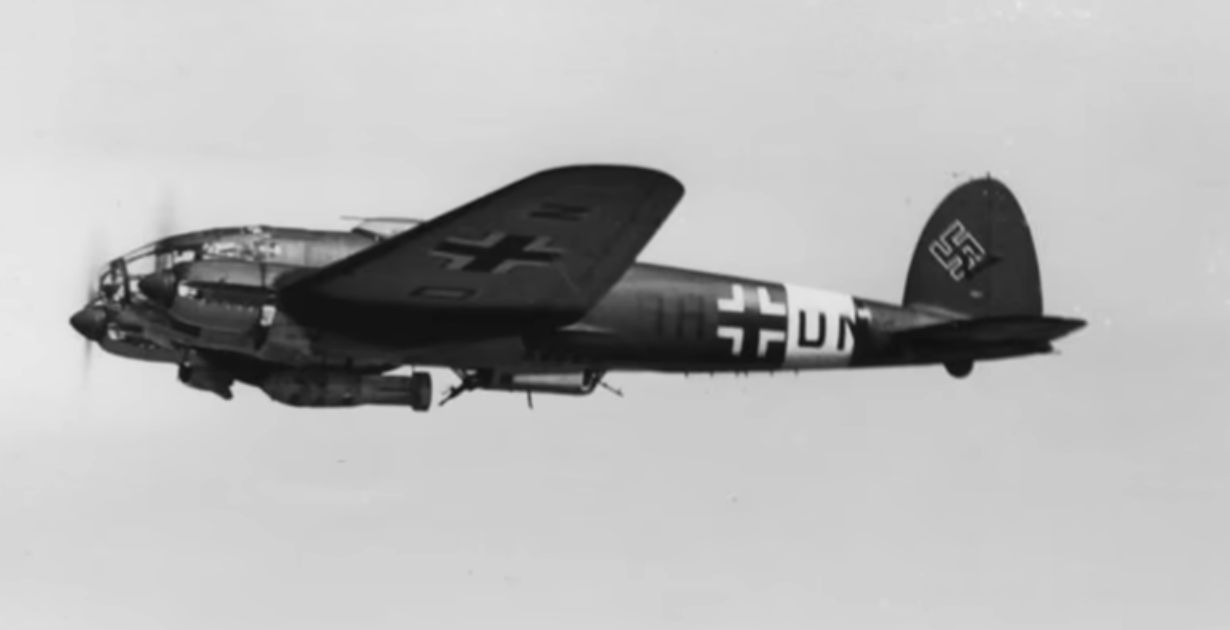 Heinkel He-111 coded  1H+DN, the 5th Staffel of the II./KG26