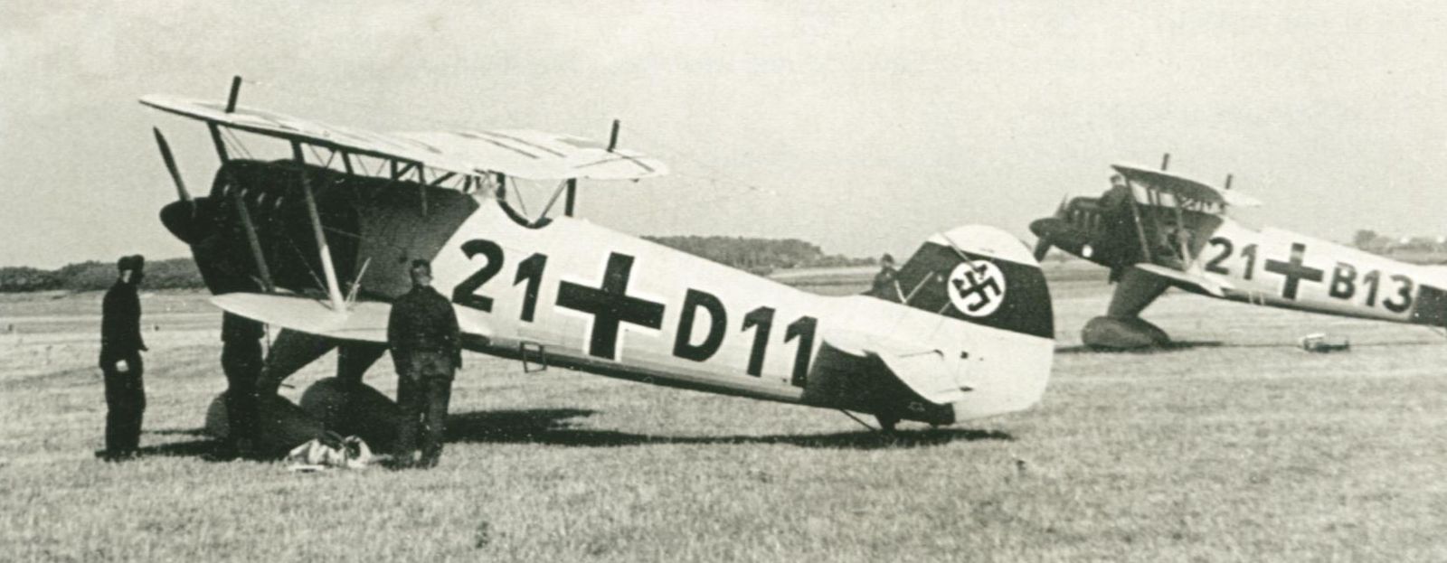 Heinkel He 51A-1,  JG 132, in 30'