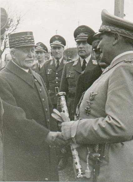 Henri Pétain (1856-1950) and Hermann Göring (1893-1946)